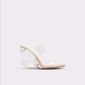 Clear Wedge Sandal
